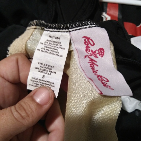 Rose Marie Reid Black One Piece Swimsuit. NWOT - Picture 5 of 6